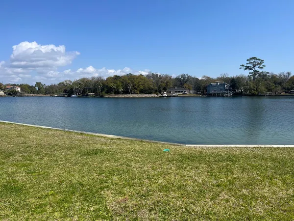 a view of a lake with a lake