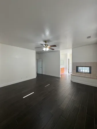 a view of livingroom with hardwood floor