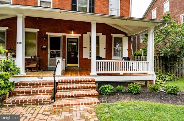 front view of a house with a porch