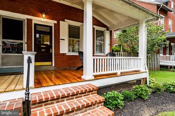 a view of a house with a porch