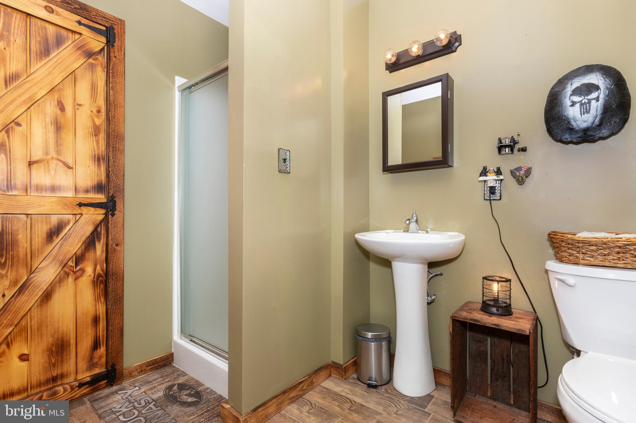 128 Pine Grove Road Hanover, PA 17331 - Photo 44 of 93 a bathroom with a toilet a sink and a mirror
