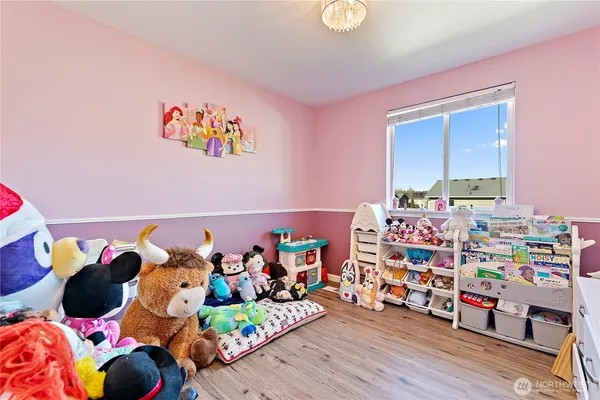 a play room with toys