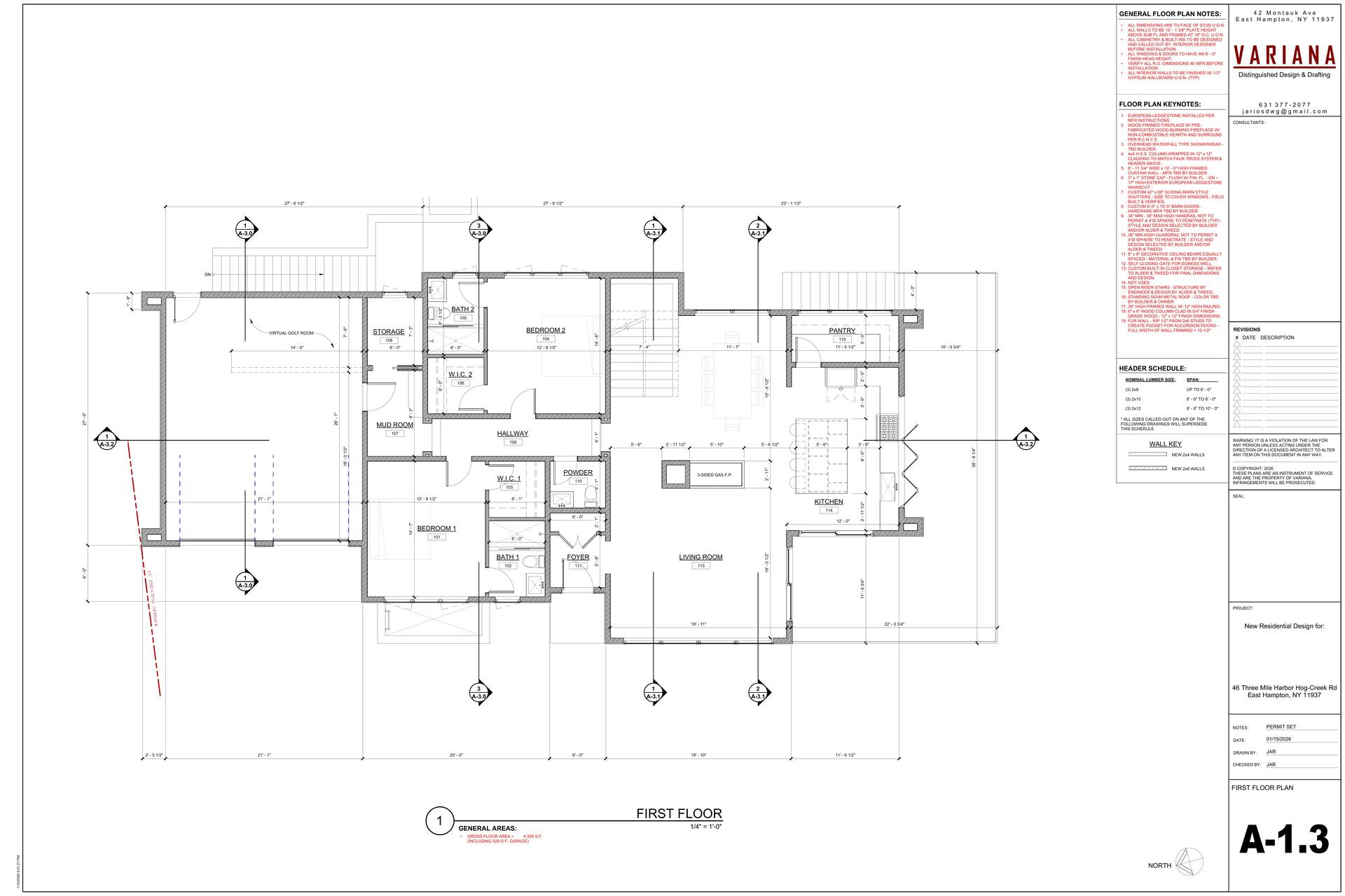 46 Three Mile Harbor Road East Hampton, NY 11937 - Photo 8 of 10 a picture of floor plan