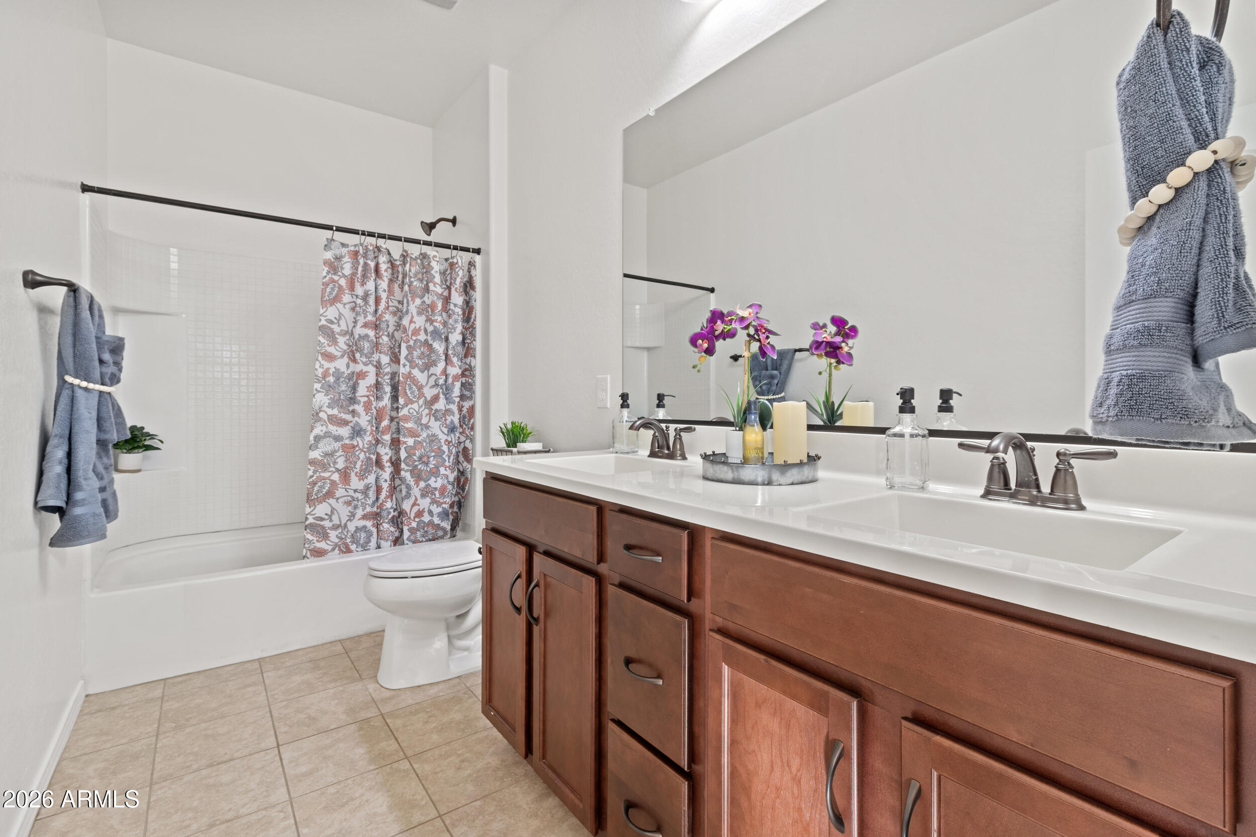 20537 West Valley View Drive Buckeye, AZ 85396 - Photo 25 of 32 a bathroom with a double vanity sink toilet and shower