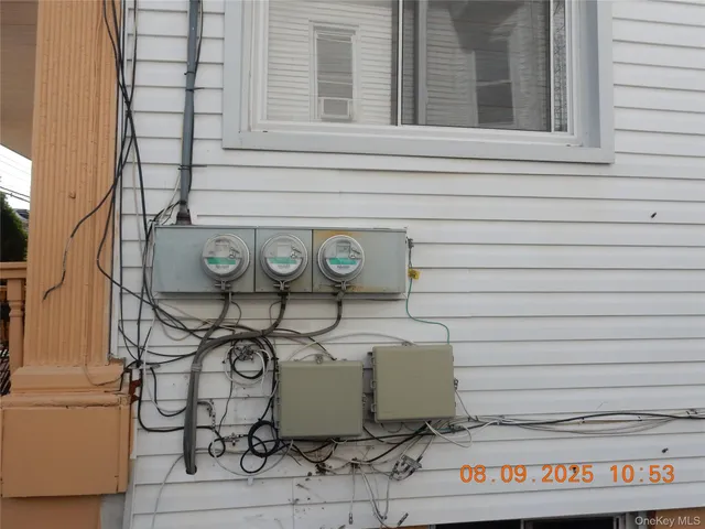 a view of entryway with a wooden wall