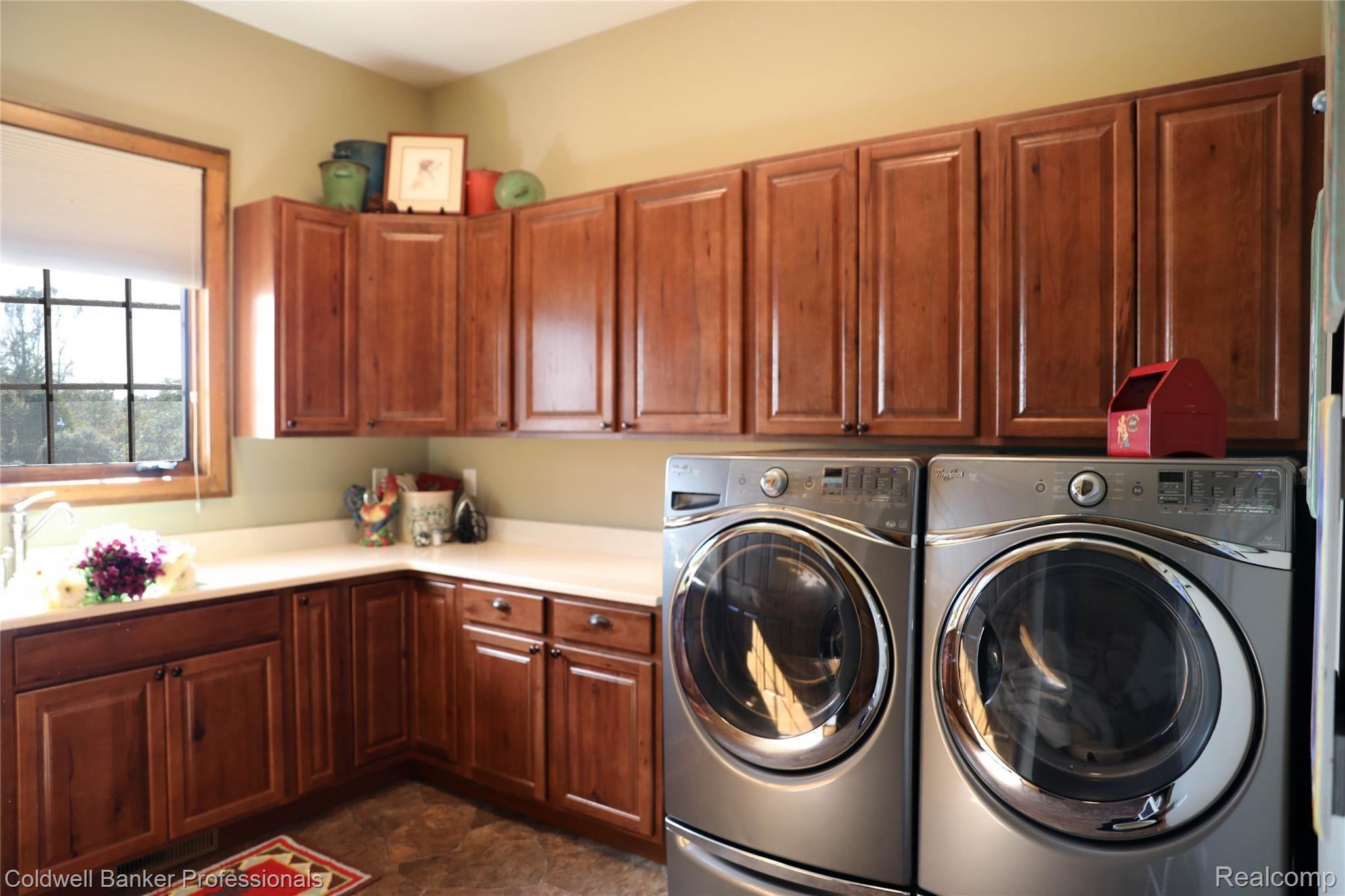 1848 East Beard Road Perry, MI 48872 - Photo 20 of 50 Main level laundry room with storage