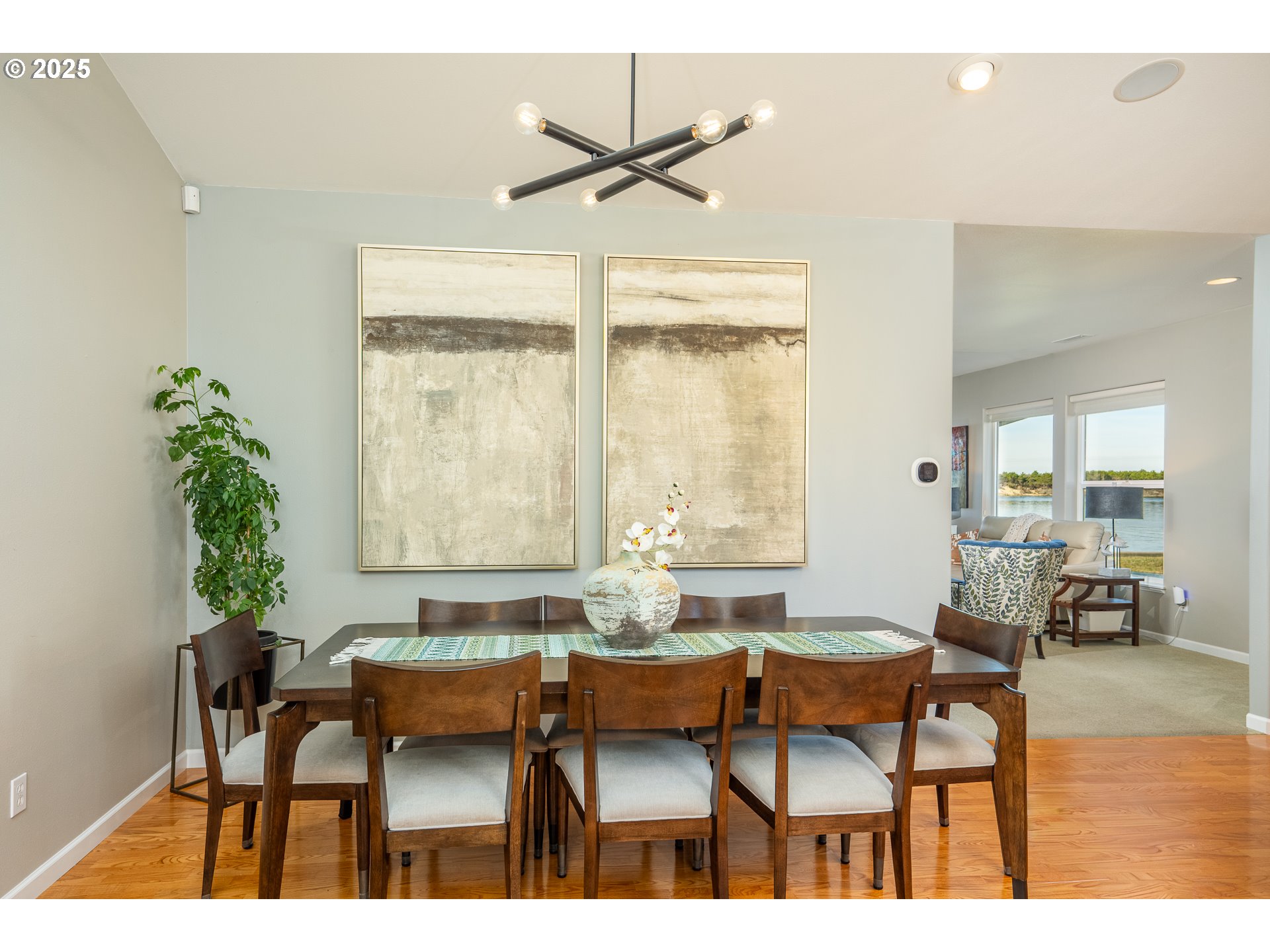 3315 Rhododendron Drive Florence, OR 97439 - Photo 19 of 48 a view of a dining room with furniture and window