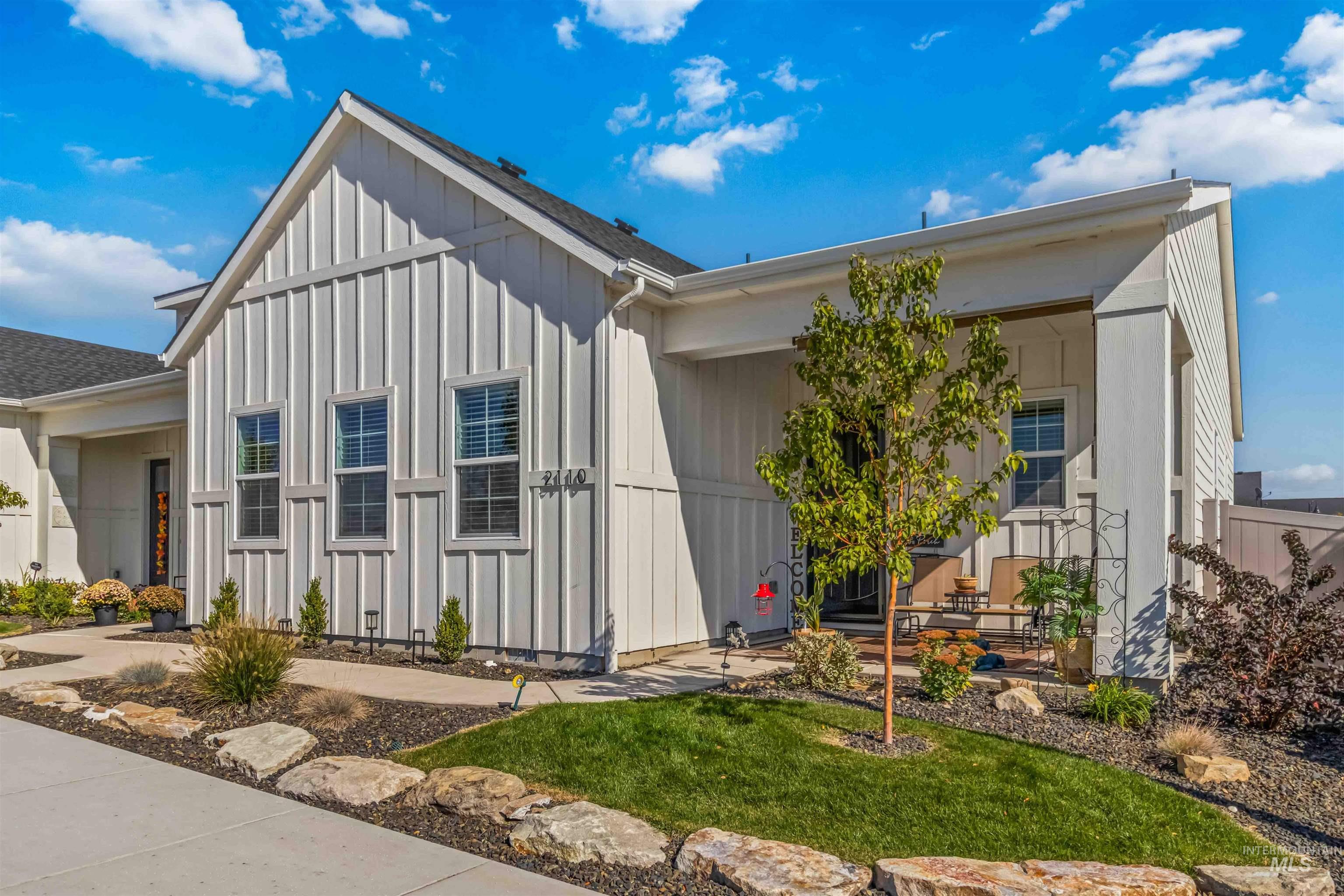 2110 North Milestone Way Star, ID 83669 - Photo 1 of 1 View of front of house featuring board and batten siding and a front yard
