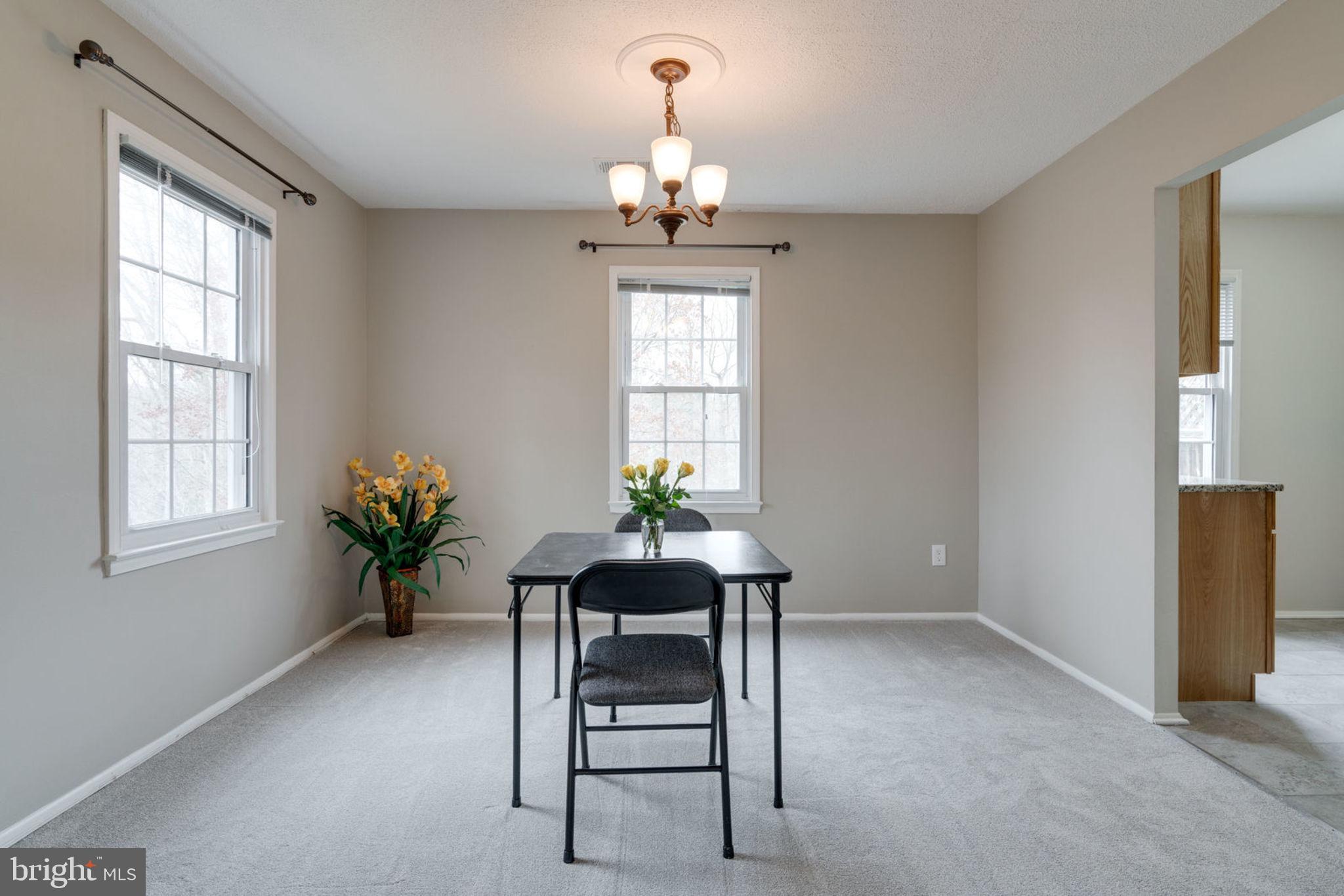 7759 Euclid Way Springfield, VA 22153 - Photo 14 of 65 Spacious dining room with chandelier