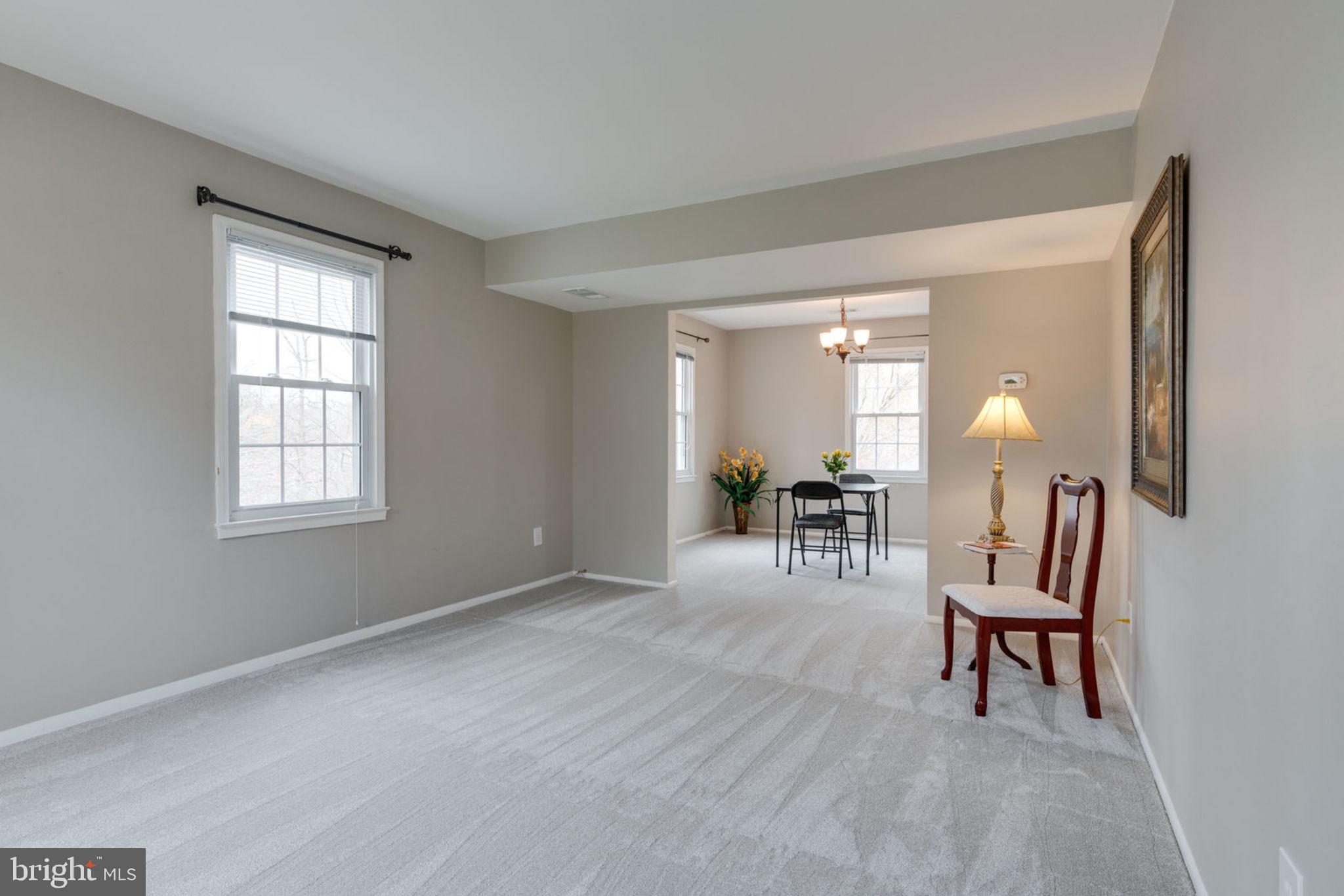 7759 Euclid Way Springfield, VA 22153 - Photo 17 of 65 Large living room flows from dining room
