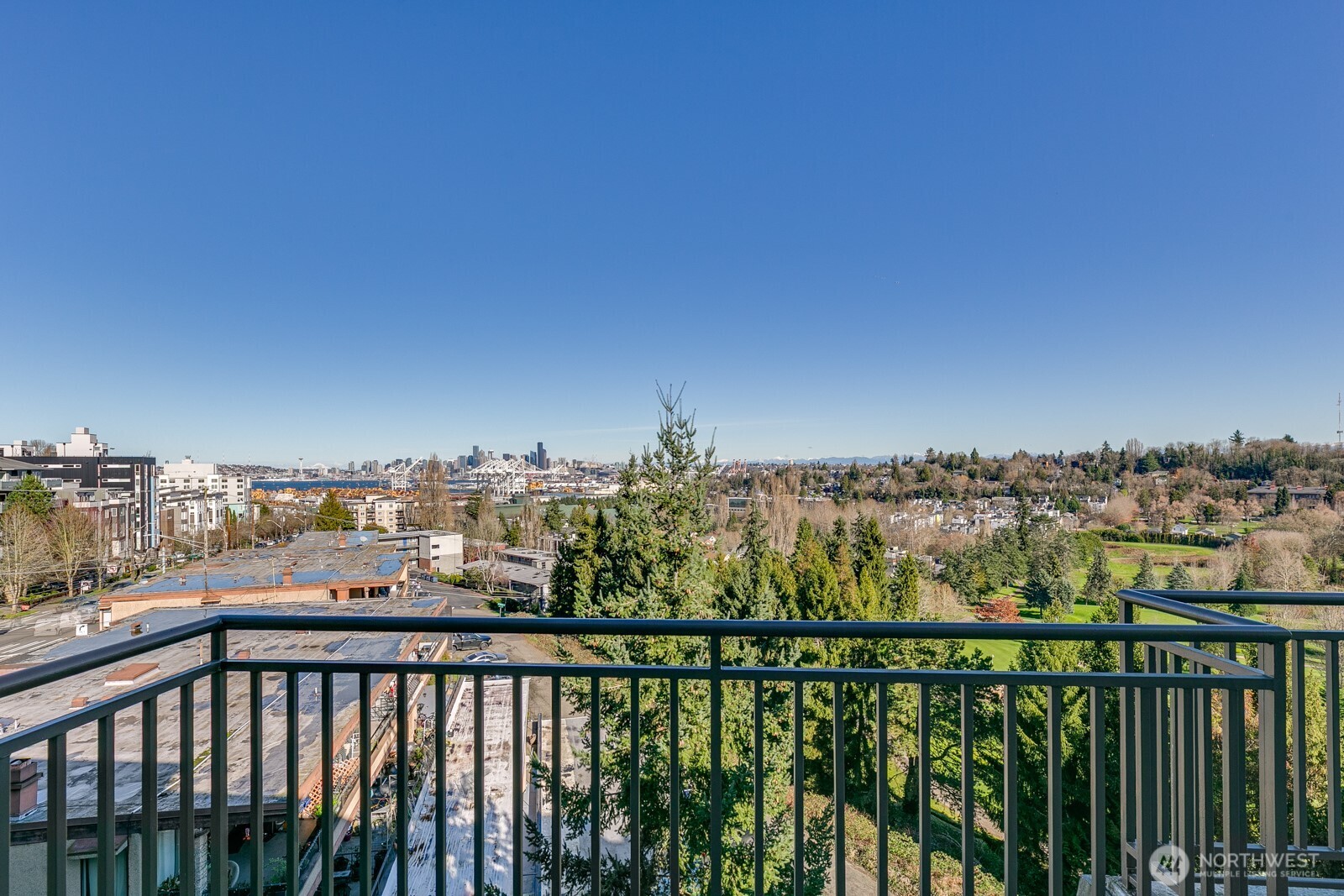 3221 Southwest Avalon Way, Unit 201 Seattle, WA 98126 - Photo 35 of 39 a view of city from balcony