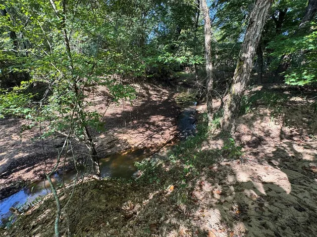 a backyard of a house