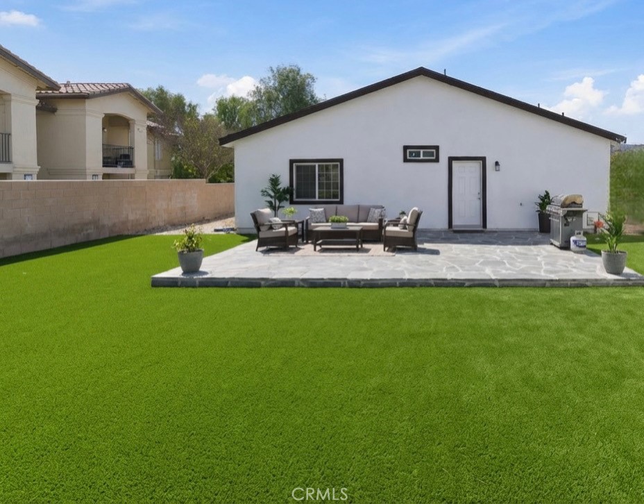 1469 East George Street Banning, CA 92220 - Photo 28 of 33 Backyard 2 staged