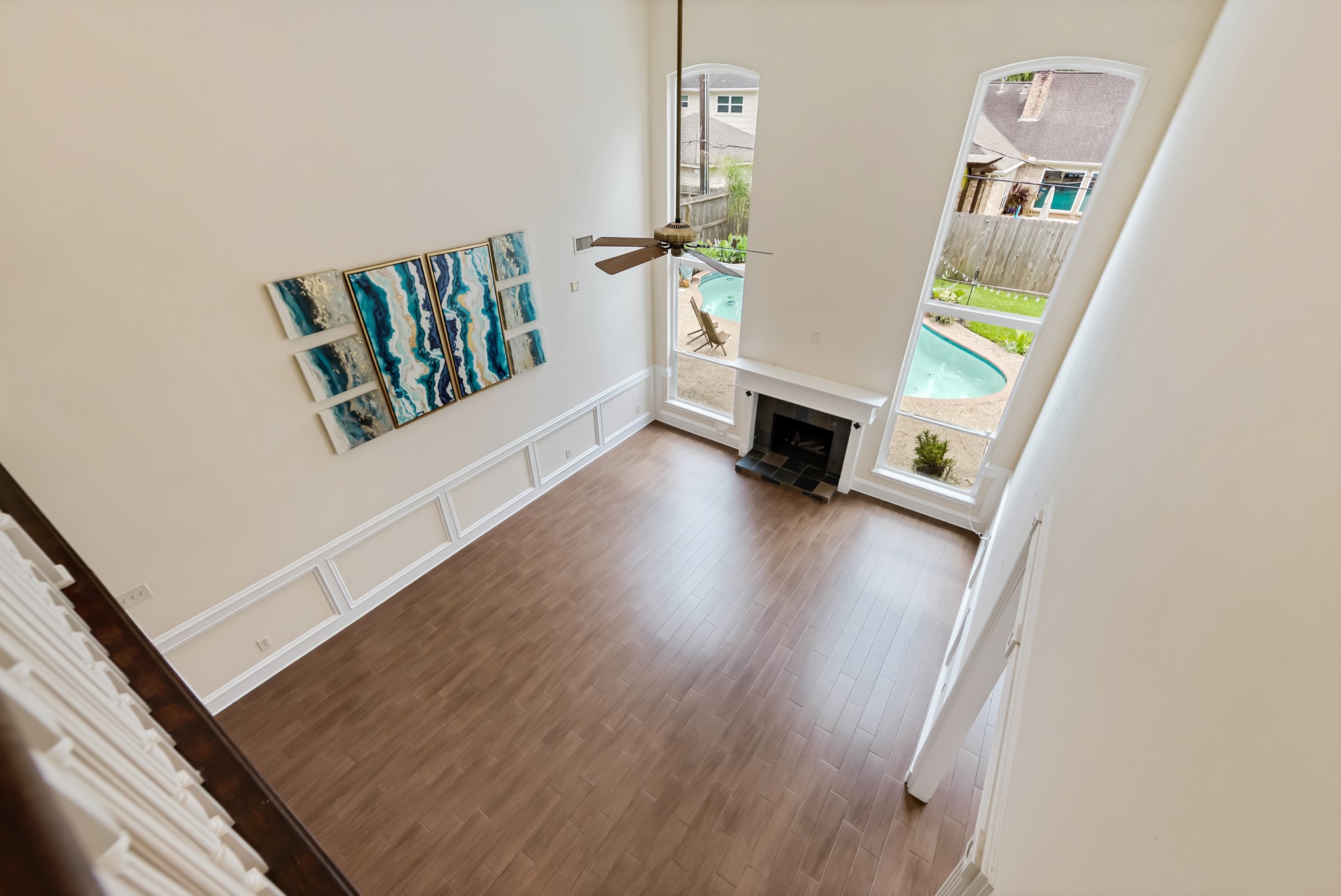 5115 Westerham Place Houston, TX 77069 - Photo 24 of 50 a view of an entryway with wooden floor