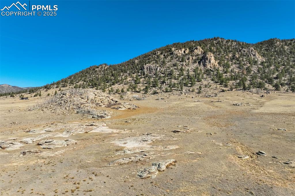 1354 Puma Hills Road Lake George, CO 80827 - Photo 26 of 50 a view of a beach with a snow in the background