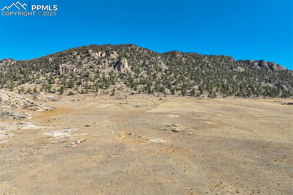 1354 Puma Hills Road Lake George, CO 80827 - Photo 26 of 50 a view of dirt field and mountain view