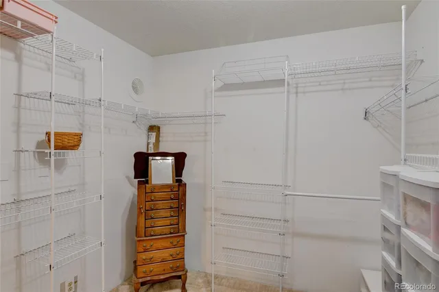 a view of walk in closet