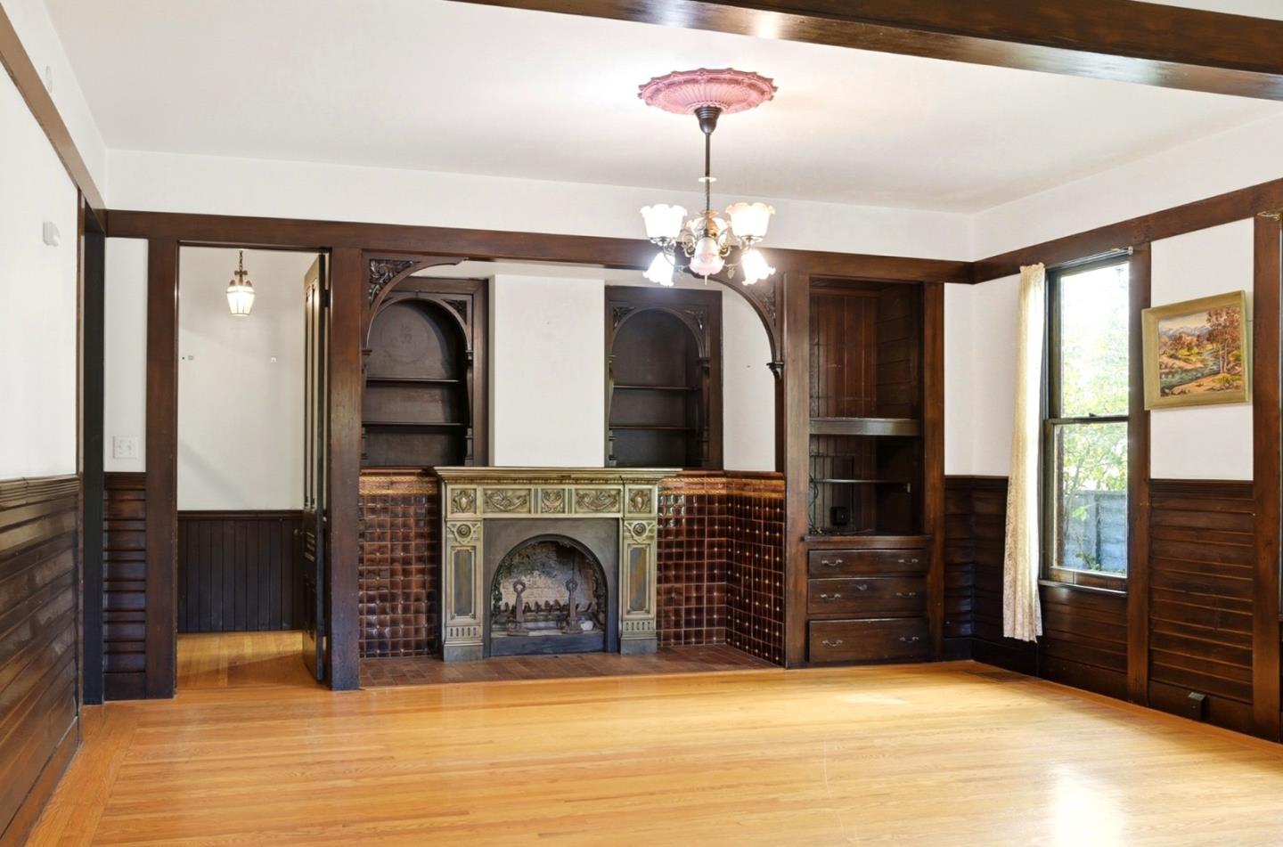 137 Elm Street San Mateo, CA 94401 - Photo 12 of 60 a view of livingroom with furniture and chandelier fan