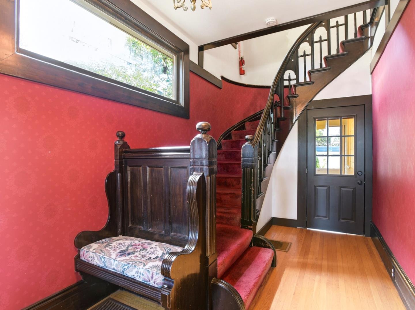 137 Elm Street San Mateo, CA 94401 - Photo 4 of 60 a view of an entryway with staircase