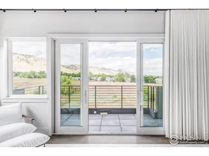 a view of an outdoor space with mountain view