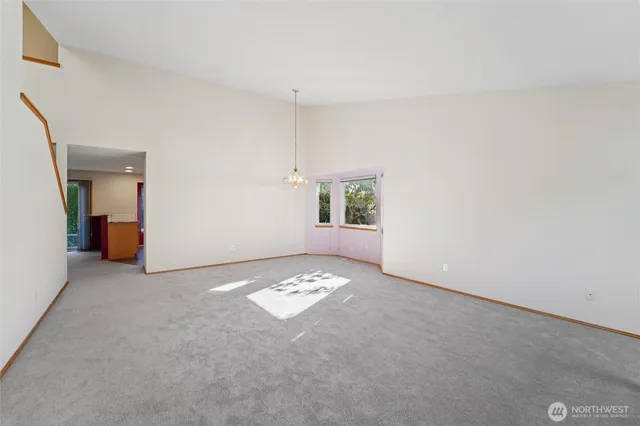 a view of a room with window