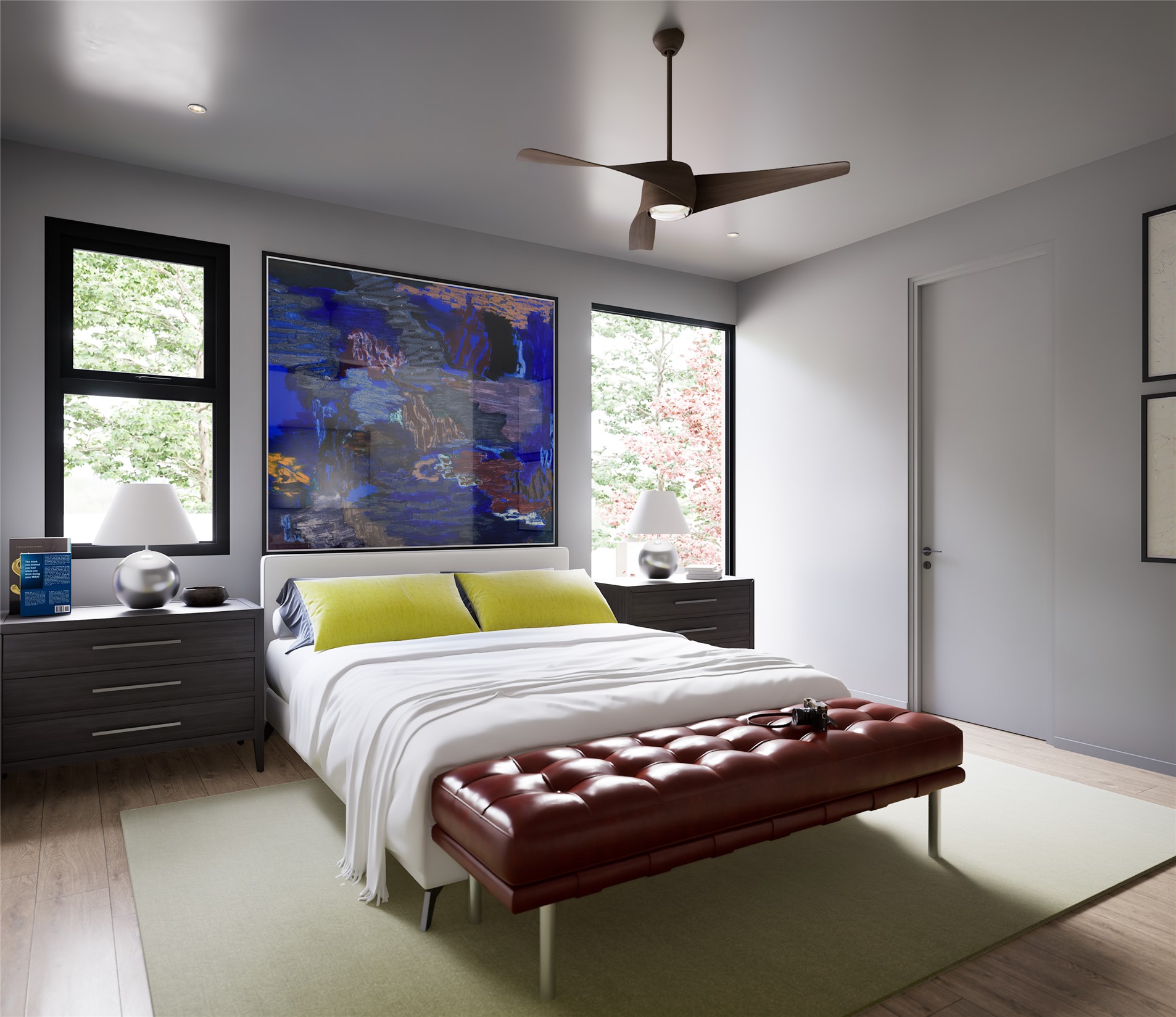 1914 South 3rd Street Austin, TX 78704 - Photo 5 of 11 a bed sitting in a bedroom next to a window