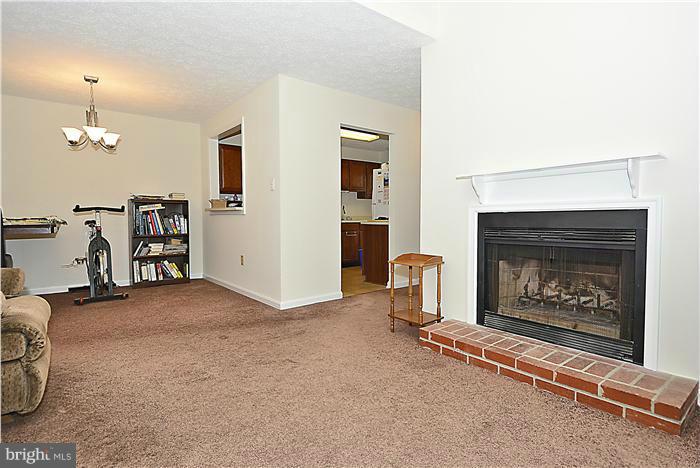 10031 Oakton Terrace Road, Unit 10031 Oakton, VA 22124 - Photo 3 of 19 a living room with furniture and a fireplace