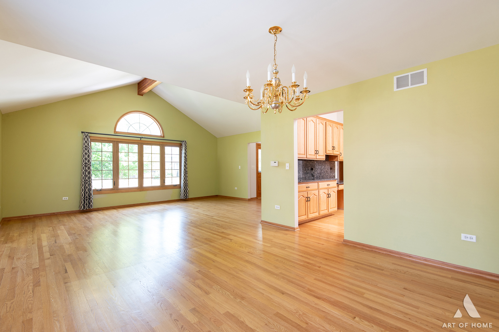 1196 Covington Drive Lemont, IL 60439 - Photo 17 of 52 a view of empty room with wooden floor and fan