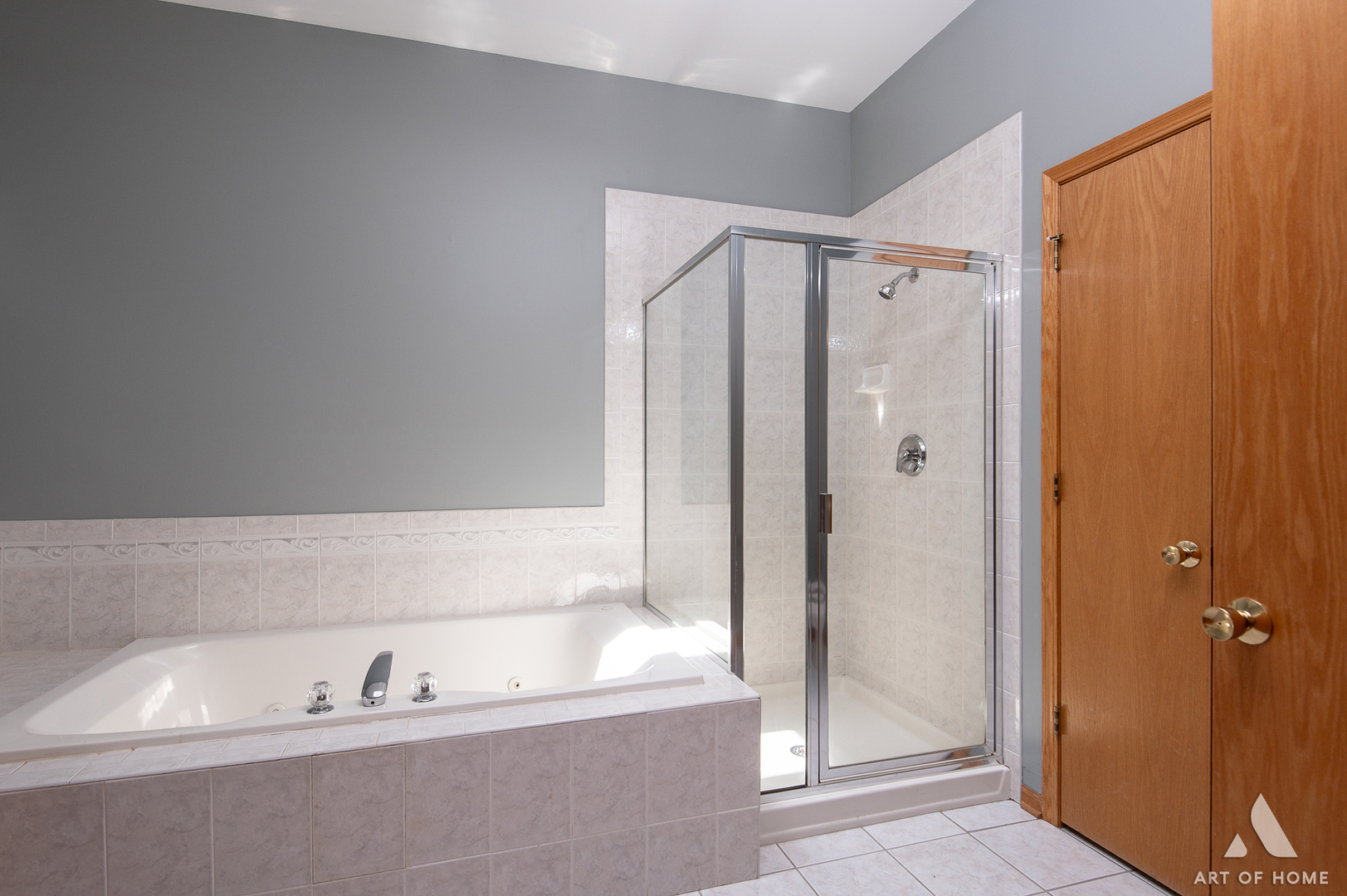 1196 Covington Drive Lemont, IL 60439 - Photo 26 of 52 a bathroom with a bathtub and a shower