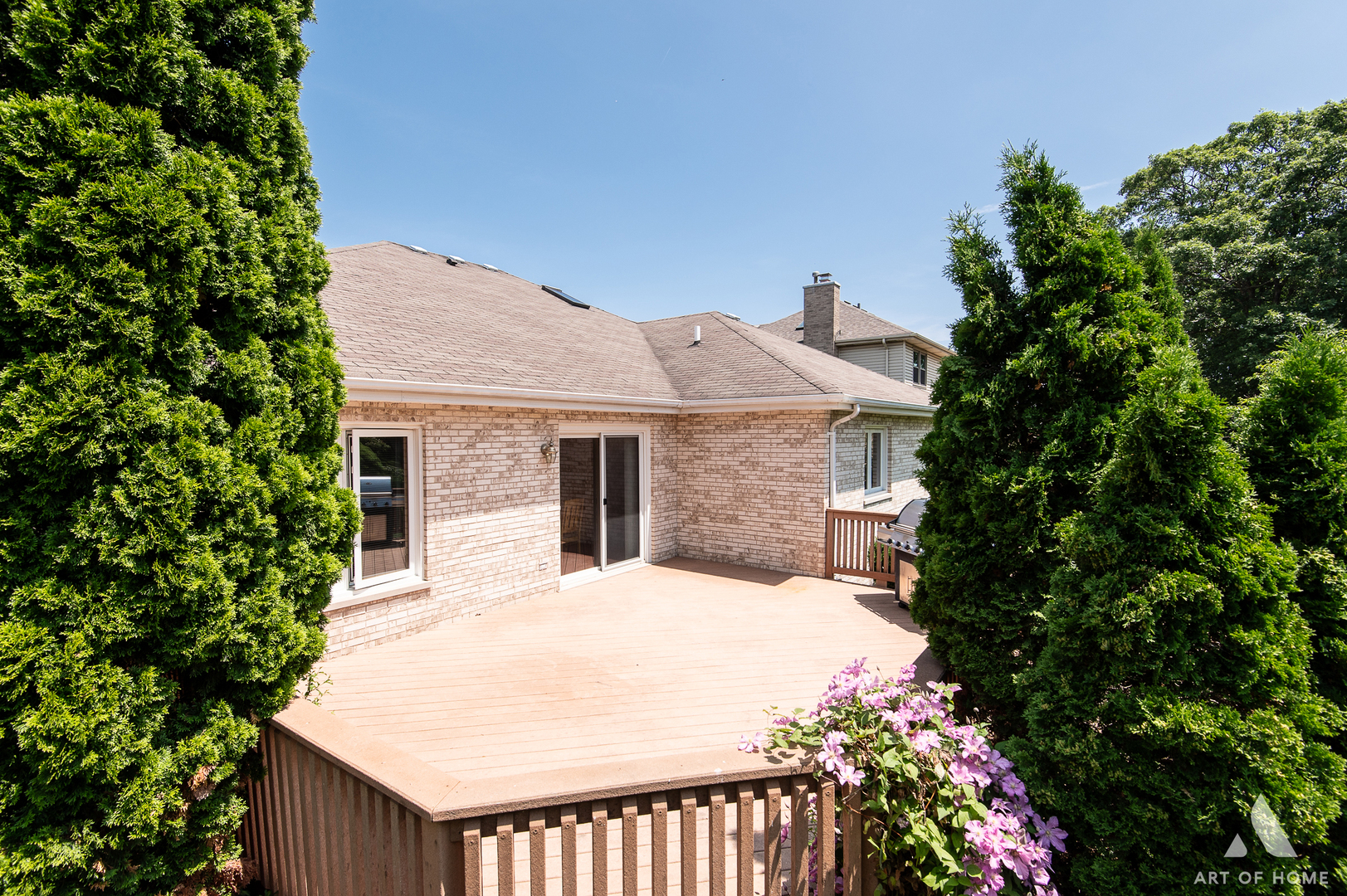 1196 Covington Drive Lemont, IL 60439 - Photo 46 of 52 a brick house with trees in front of it