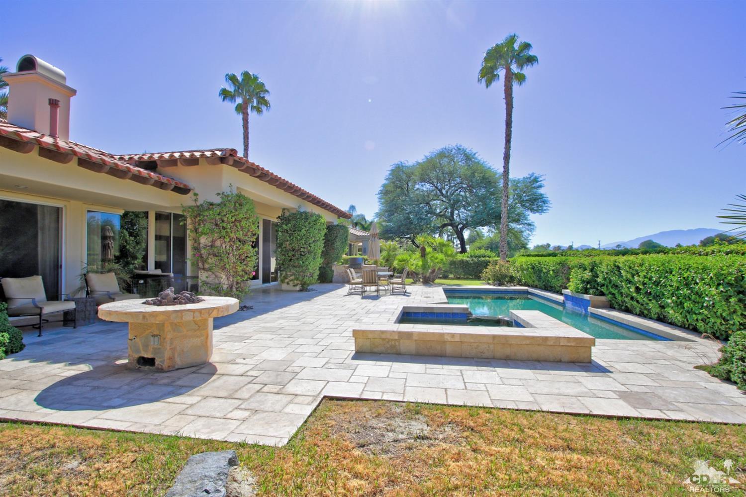 204 Loch Lomond Road Rancho Mirage, CA 92270 - Photo 44 of 45 a view of a house with backyard and sitting area