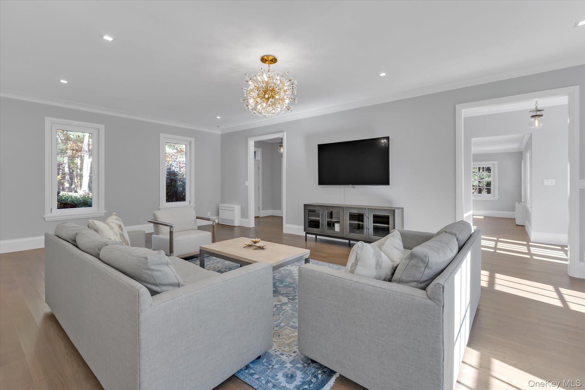 22 Fort Salonga Road Centerport, NY 11721 - Photo 4 of 42 a living room with furniture and a flat screen tv