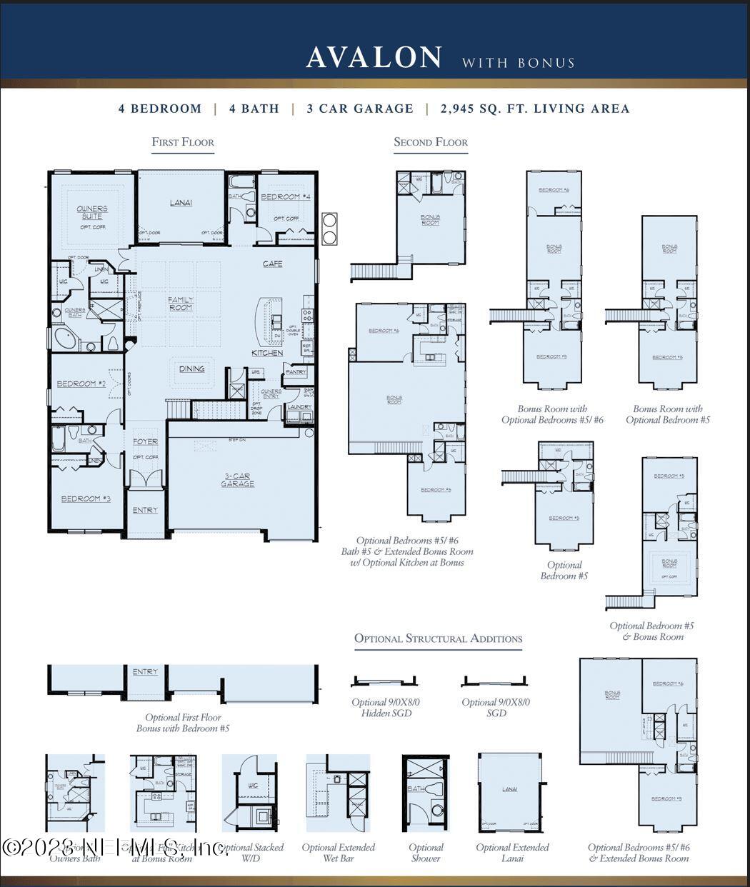 62 Holly Ridge Way Street St. Augustine, FL 32092 - Photo 20 of 20 AVALON II FLOOR PLAN