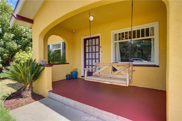 a view of outdoor space deck and living room