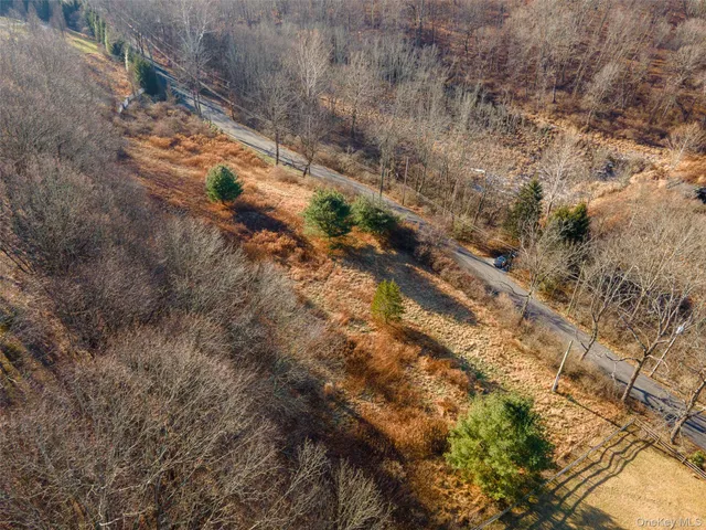 a view of a yard with trees