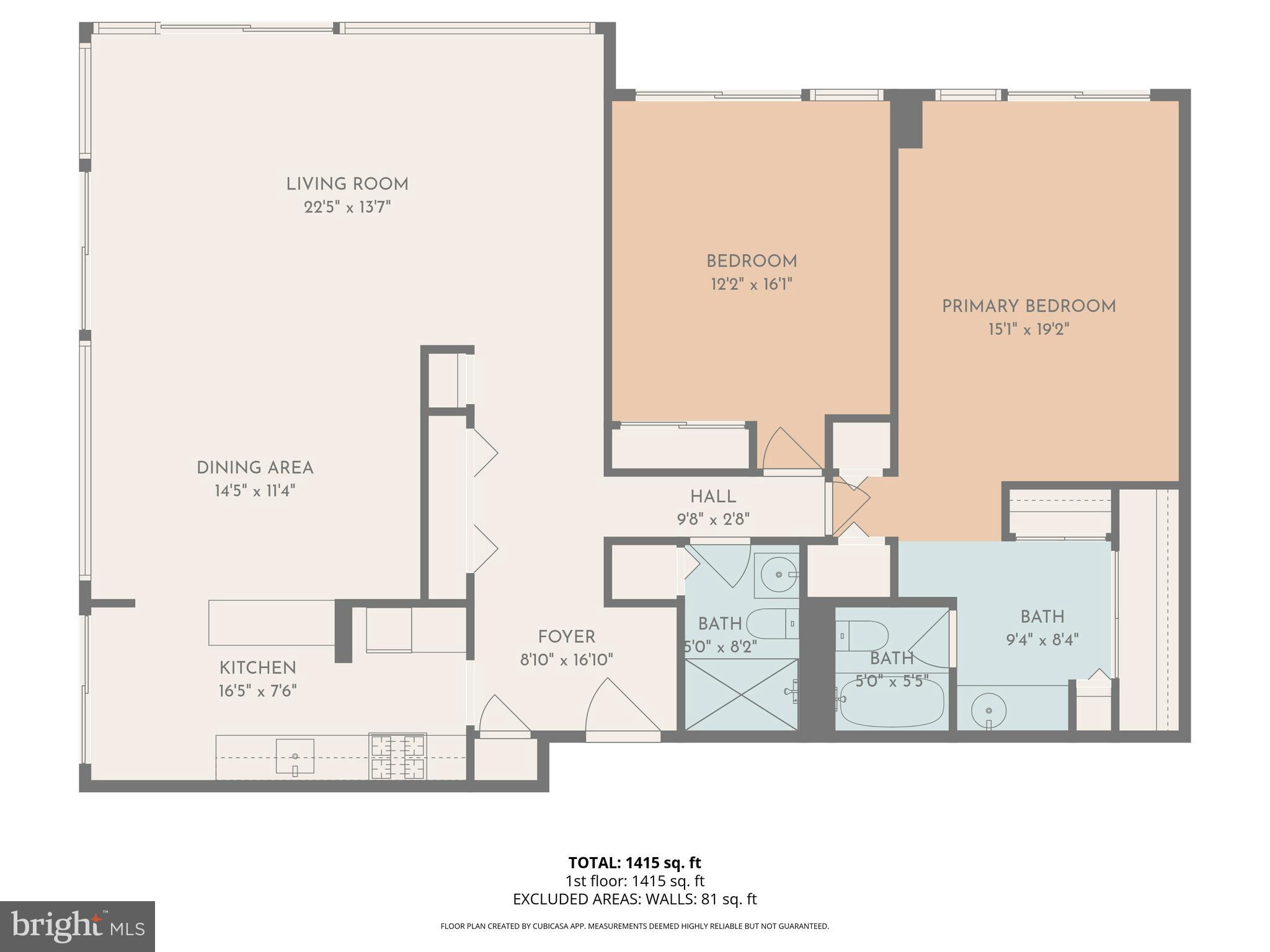 3900 West Ford Road, Unit 16E Philadelphia, PA 19131 - Photo 14 of 14 Floor Plan