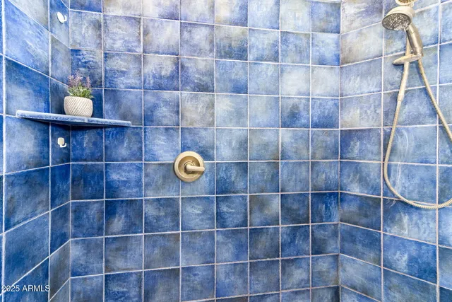 a view of hallway with livingroom