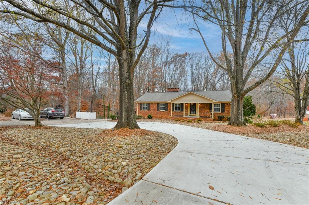 2010 Trosper Road Greensboro, NC 27455 - Photo 22 of 25 New circular driveway added within the last. year offers abundant parking