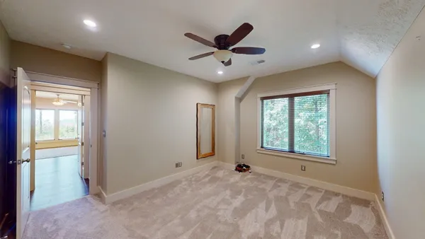 a view of an empty room
