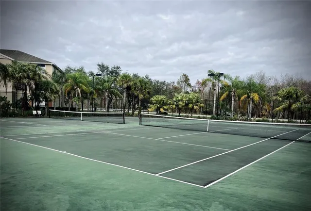 a view of a tennis court