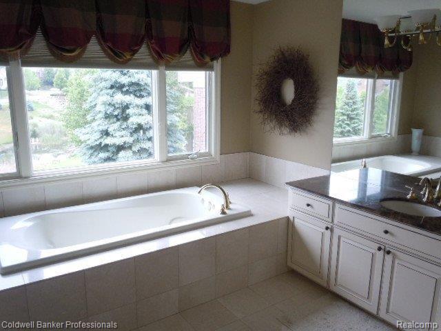 692 Springview Drive Rochester, MI 48307 - Photo 15 of 24 Master Bath with Jetted Tub.JPG