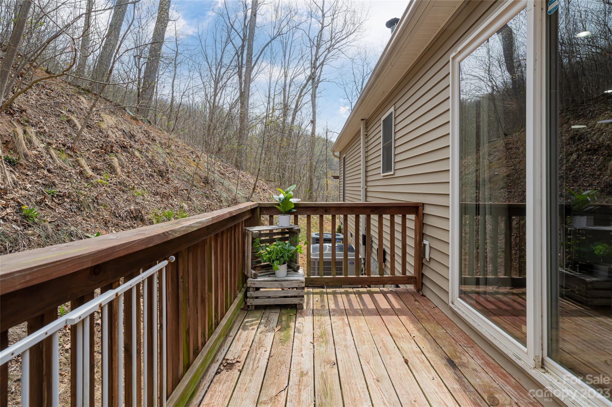 142 Blake Drive Canton, NC 28716 - Photo 37 of 44 a view of balcony with wooden floor and fence