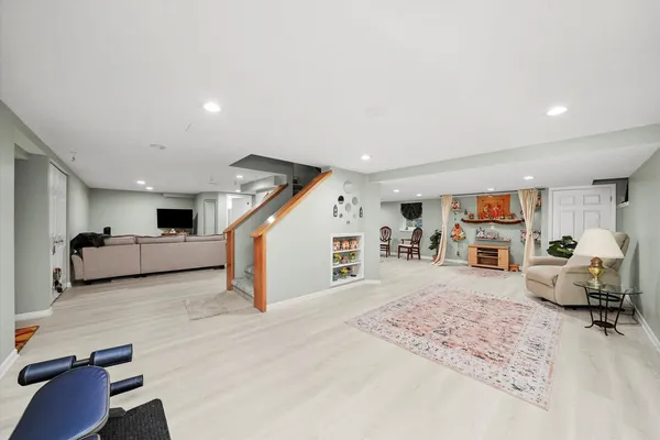 a very nice looking room with a large window