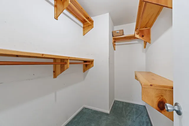 a view of walk in closet