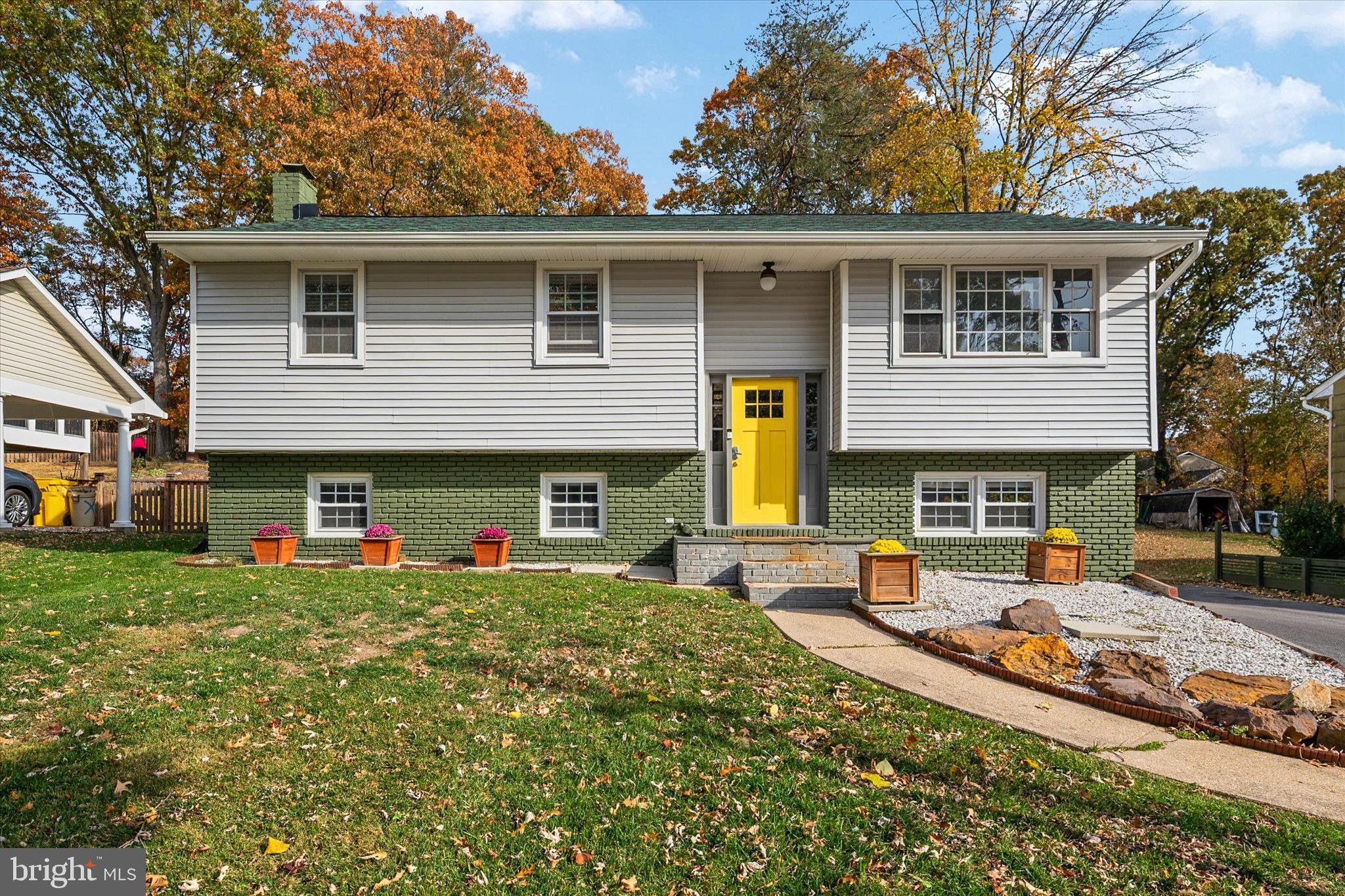 155 Barbara Road Severna Park, MD 21146 - Photo 1 of 51 a house view with a garden space