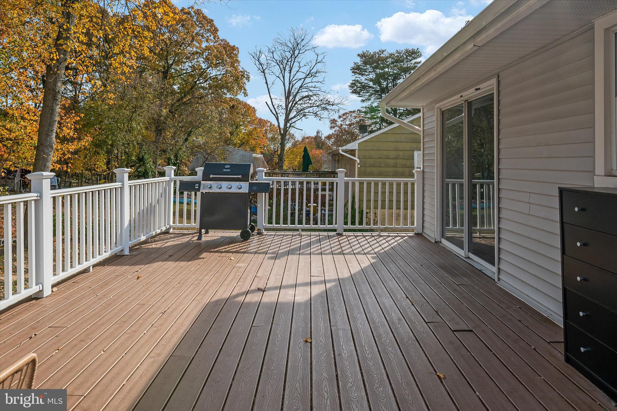 155 Barbara Road Severna Park, MD 21146 - Photo 9 of 51 a view of a wooden roof with wooden floor and fence