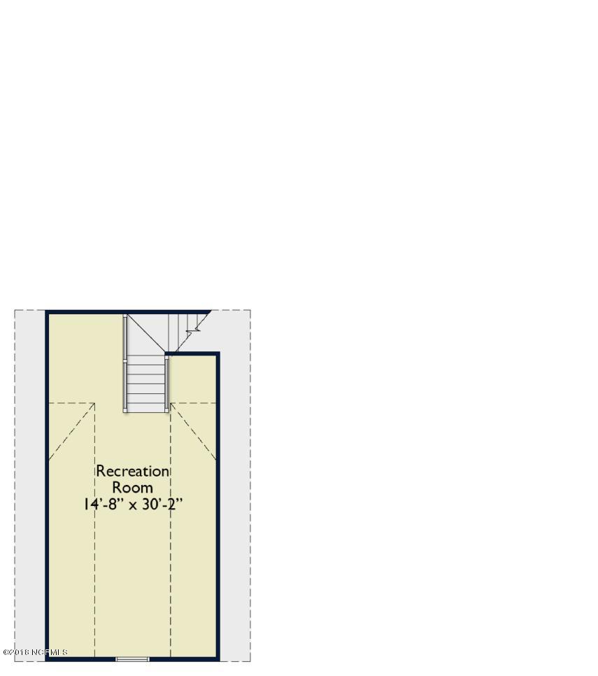 606 Winfall Drive Holly Ridge, NC 28445 - Photo 36 of 36 Augusta II 2nd Floor Rec Room Only