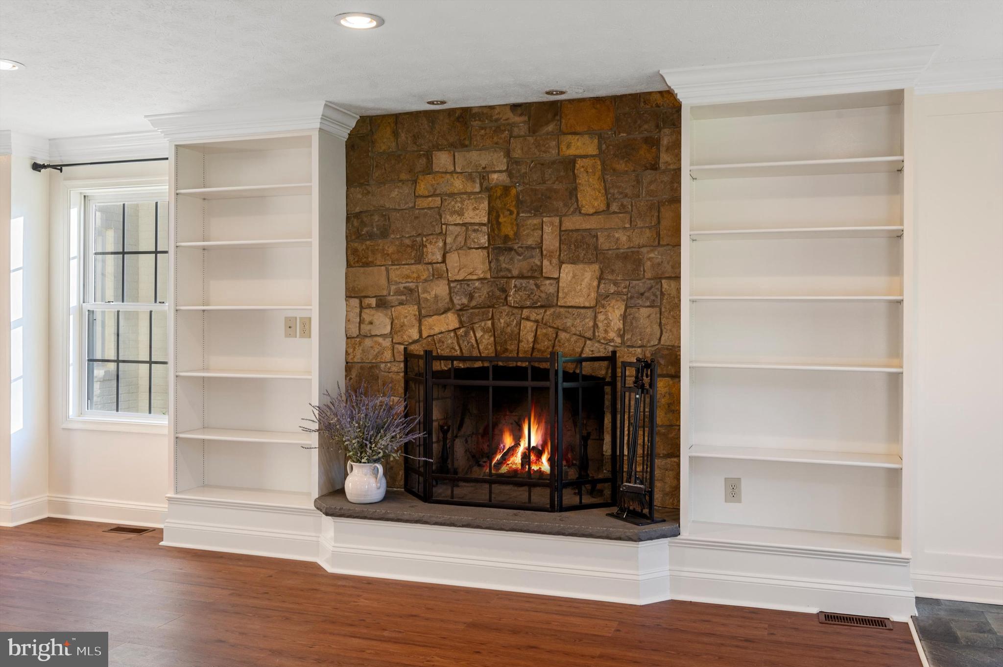2801 Salem Church Road Berryville, VA 22611 - Photo 20 of 68 a living room with a fireplace