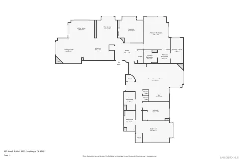 $2,274,900 | 850 Beech Street, Unit 1205, San Diego, CA 92101