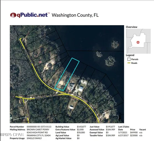 $395,000 | 3034 Paradise Lakes Road, Vernon, FL 32462